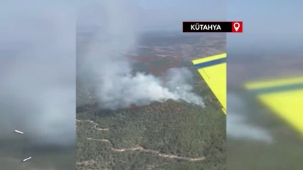 Kütahya'da orman yangını