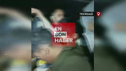 Tekirdağ'da minübüs içinde 28 kaçak göçmen yakalandı