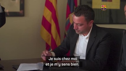 Barça - Xavi : "L'impression d'avoir une confiance totale"