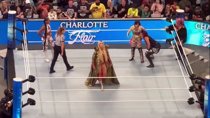 Charlotte Flair & Bianca Belair vs Bayley & Iyo Sky Full Match - WWE Smackdown 8/18/2023