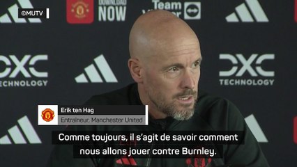 Ten Hag fan du style Kompany à Burnley