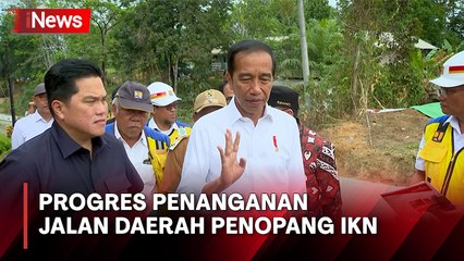 Tinjau Progres Penanganan Jalan Daerah Penopang IKN, Jokowi Targetkan Akhir Tahun 2023 Selesai