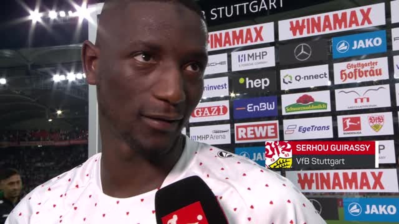 Guirassy: "das wichtigste ist natürlich der sieg"