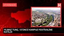YILMAZ TUNÇ, 13'ÜNCÜ KARPUZ FESTİVALİNE KATILDI