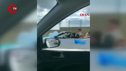 Konvoyda havaya ateş açmıştı... Yakalandı