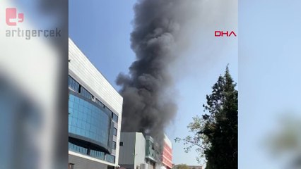 Tuzla'da fabrika yangını