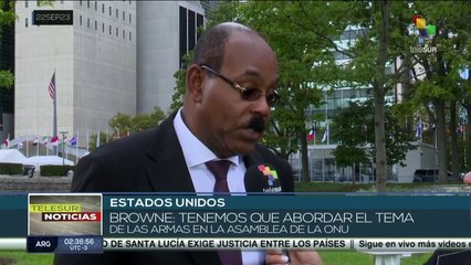 Antigua y Barbuda llama a abordar el tema de las armas en la Asamblea General de la ONU