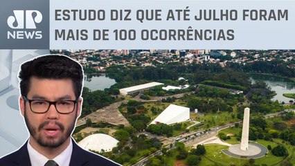 Parque do Ibirapuera, em SP, tem registro de um roubo ou furto por semana; Kobayashi analisa