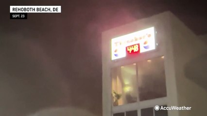 Ophelia brings strong wind and rain to Delaware and Maryland