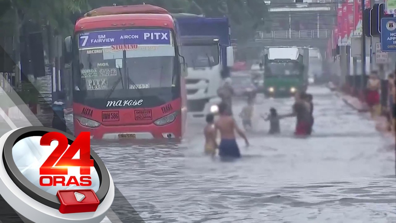 Matinding ulan, nagpabaha sa ilang bahagi ng Maynila | 24 Oras Weekend