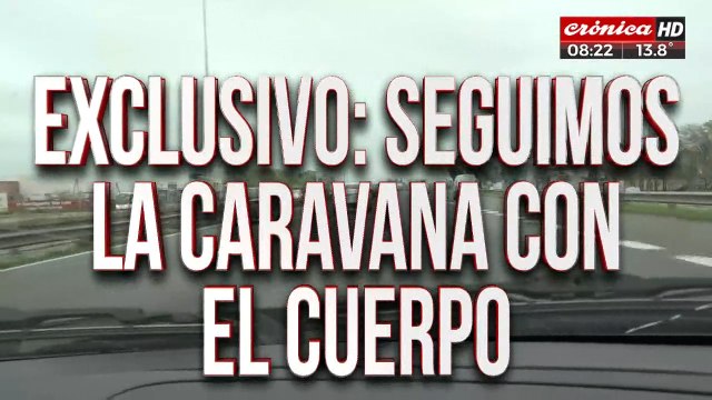 Ultimo adiós a Huguito Flores: Crónica HD acompaña la caravana con el cuerpo