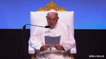 Papa Francesco: la morte dolce ? pi? salata dell'acqua del mare