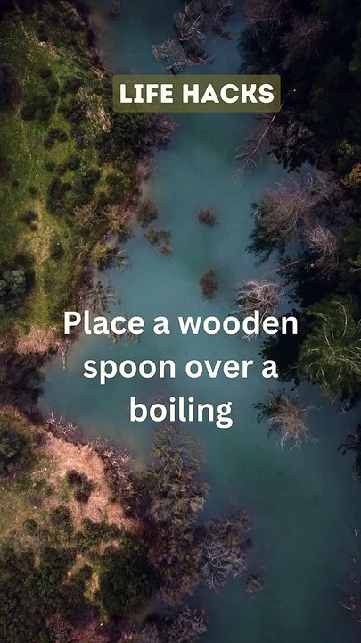 No more messy stovetop spills. #KitchenHacks #Cooking