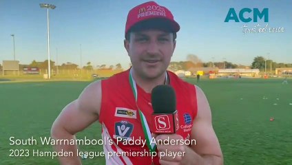 Hampden GF: South Warrnambool's Paddy Anderson, Sept 23, 2023