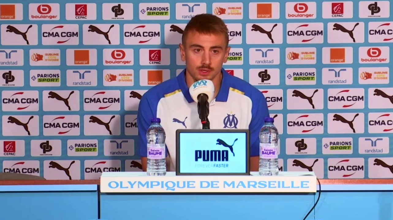 PSG - OM : Valentin Rongier "Le staff sait trouver les mots pour nous mobiliser"