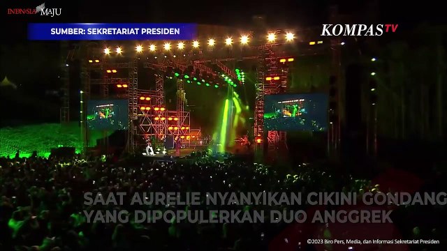 Asyik Joget Pargoy di Belakang Jokowi, Tiara Andini Langsung Terdiam saat Disorot Kamera