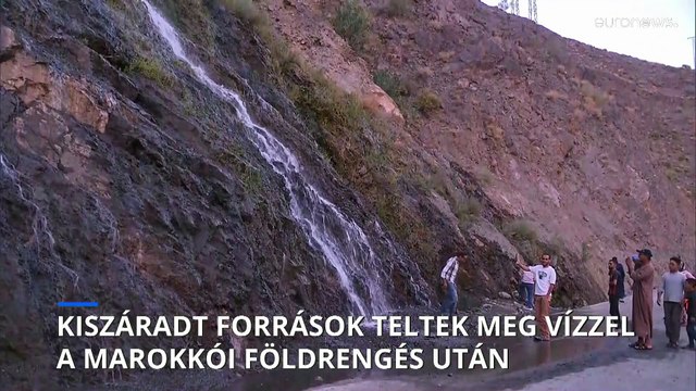 Kiszáradt források teltek meg vízzel a marokkói földrengés után