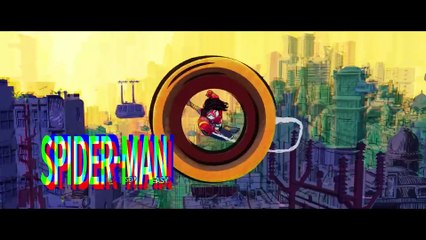 SPIDER-MAN_ ACROSS THE SPIDER-VERSE Spider-Rex attacks Miles Morales Trailer (2023)