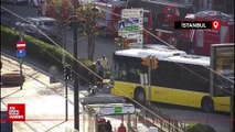 İstanbul'da toplu ulaşım kazası:İETT otobüsü tramvaya çarptı