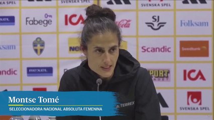 Montse Tomé, seleccionadora nacional: "Es una victoria muy positiva que consigue levantar los días que hemos pasado"