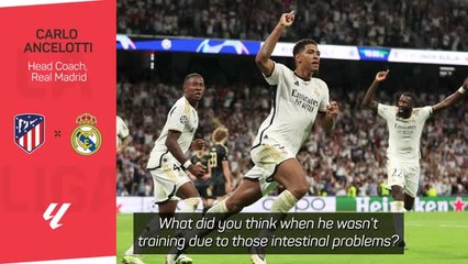 Ancelotti 'won't cry' if Bellingham is not available