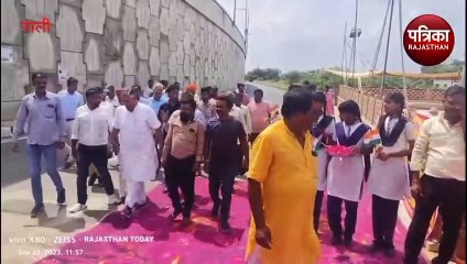 Watch Video : हैपा हीरो को नमन करने पाली पहुंचे राजस्थान के राज्यपाल