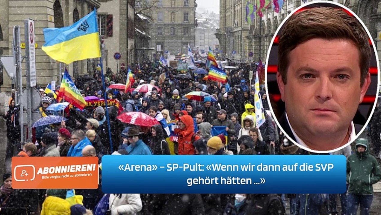 «Arena» – SP-Pult: «Wenn wir dann auf die SVP gehört hätten ...»