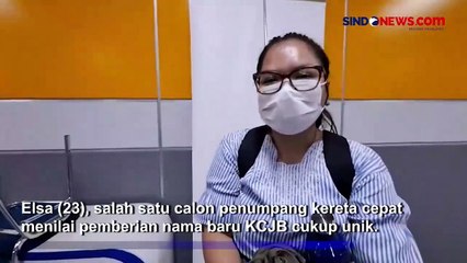 Nama Baru Kereta Cepat Jakarta-Bandung, Warga: Kalo Ada Nama Lain Kenapa Tidak?