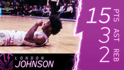 FIBA ICC Highlights: London Johnson Scores 15 Pts vs. Sesi Franca