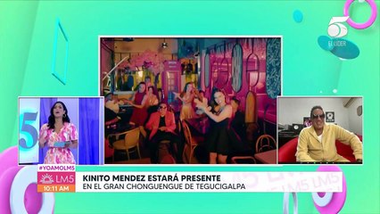 Kinito Méndez invita a los Hondureños al gran Chonguengue a celebrar un aniversario más de la capital