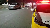 Novo acidente entre carro e moto é registrado em via rápida de Curitiba; foram dois em pouco mais de 24h