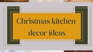 Christmas kitchen  decor ideas