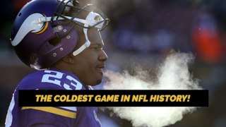 The coldest game in NFL history