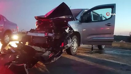 Sivas'ta trafik kazası: 5 kişi yaralandı