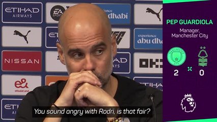 Download Video: 'Angry' Guardiola hilariously reveals how Rodri apologised for red card