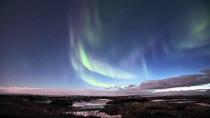 Relaxing lofi with northern lights background to work, relax, chill or study