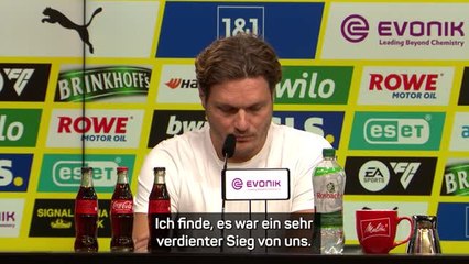 Terzić lobt die "beste Leistung der Saison"