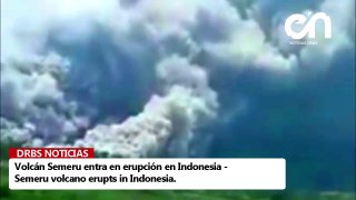 Semeru volcano erupts in Indonesia - 23/09/23 - Potente Volcán Semeru entra en erupción en este país -