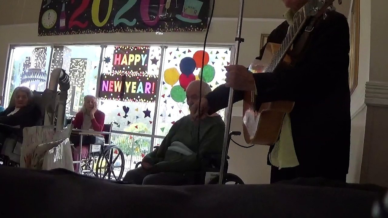 Joe Nania   + Tony Conn sing at Imperial care ctr studio city cal