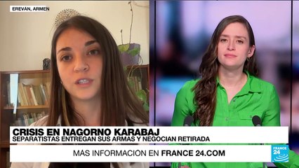 Informe desde Ereván: fuerzas separatistas entregan armas y negocian retirada