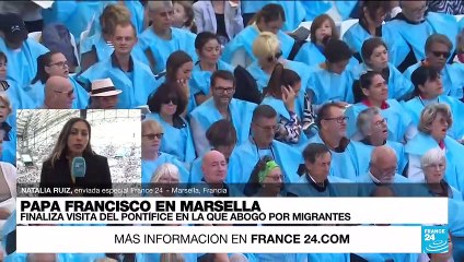 Informe desde Marsella: termina fin de la visita del papa Francisco a la ciudad portuaria