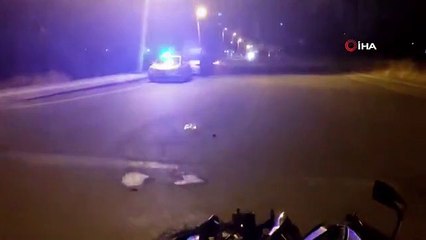 Ankara'da motosiklet ile otomobil çarpıştı, 1 kişi yaralandı