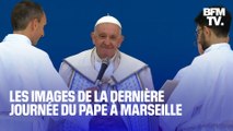 Les images de la dernière journée du pape à Marseille