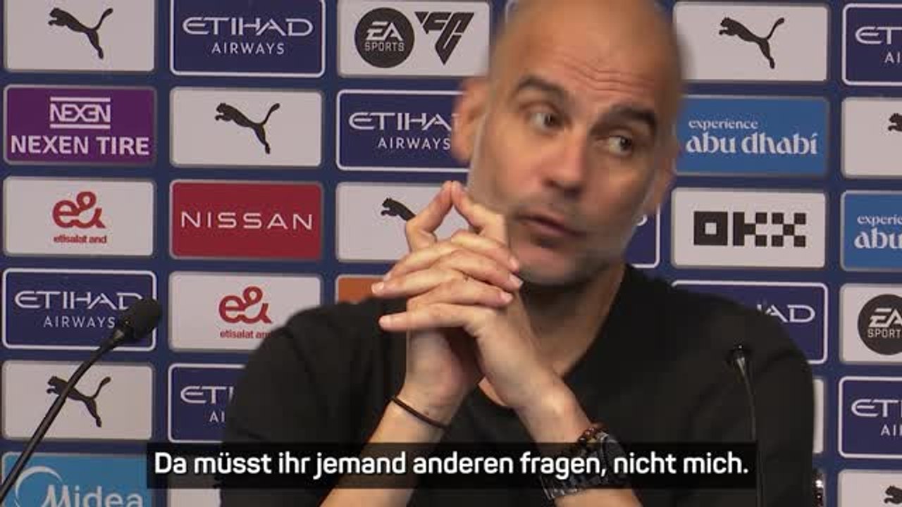 Nach Kartenfestival: Guardiola mit Schiri-Schelte