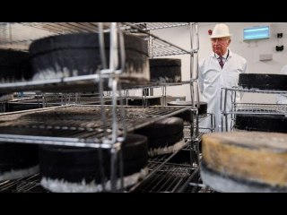 Prince Charles visits specialist cheese maker