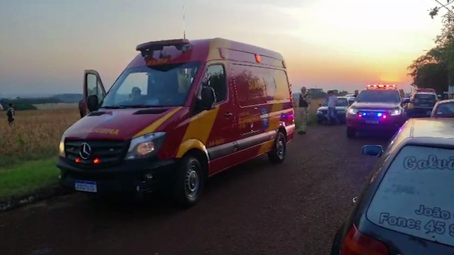 Vítima de ferimento por arma de fogo é socorrida na Rua Grécia