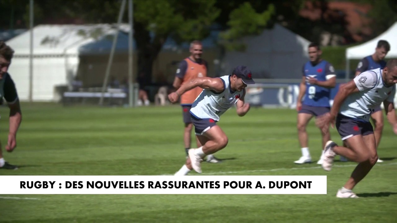Rugby : des nouvelles rassurantes pour Antoine Dupont
