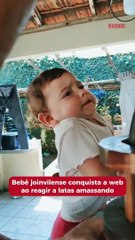 Bebê de Joinville Encanta a Internet ao Reagir a Latas Amassadas 🥰