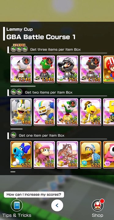 Mario Kart Tour: Sundae Tour: Lemmy Cup