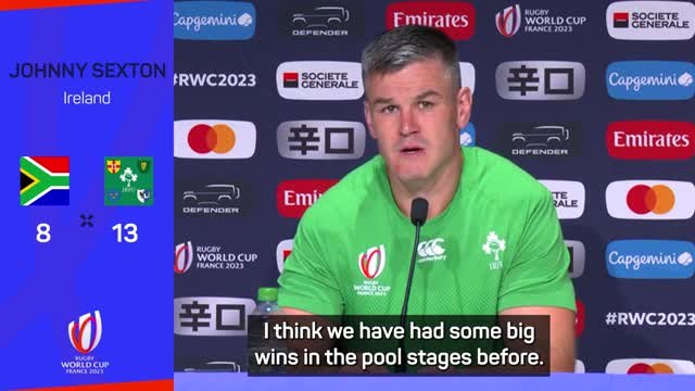 Beating South Africa is one of Ireland's biggest World Cup wins - Sexton